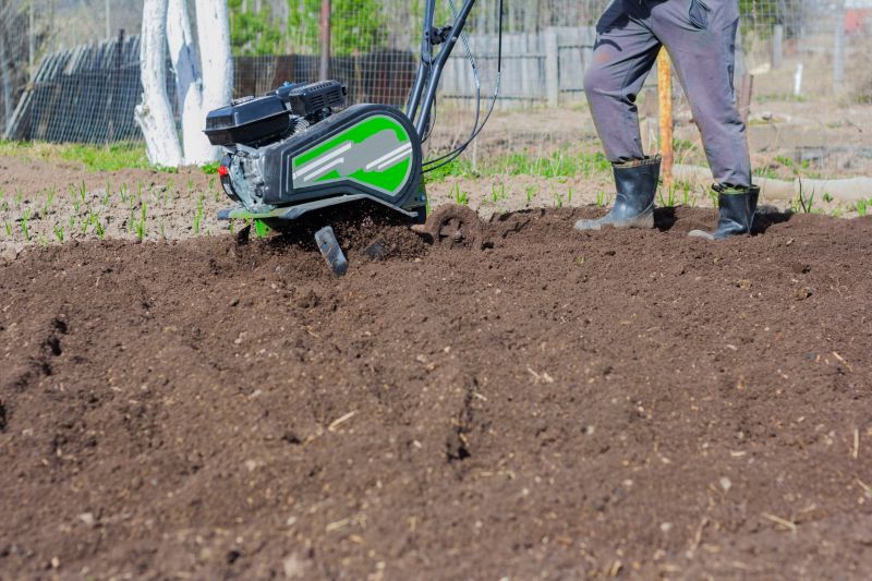 Tilling Equipment in Use